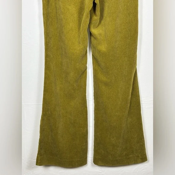 Zara Mustard Corduroy High Waisted Flared Pants- S - Picture 7 of 8
